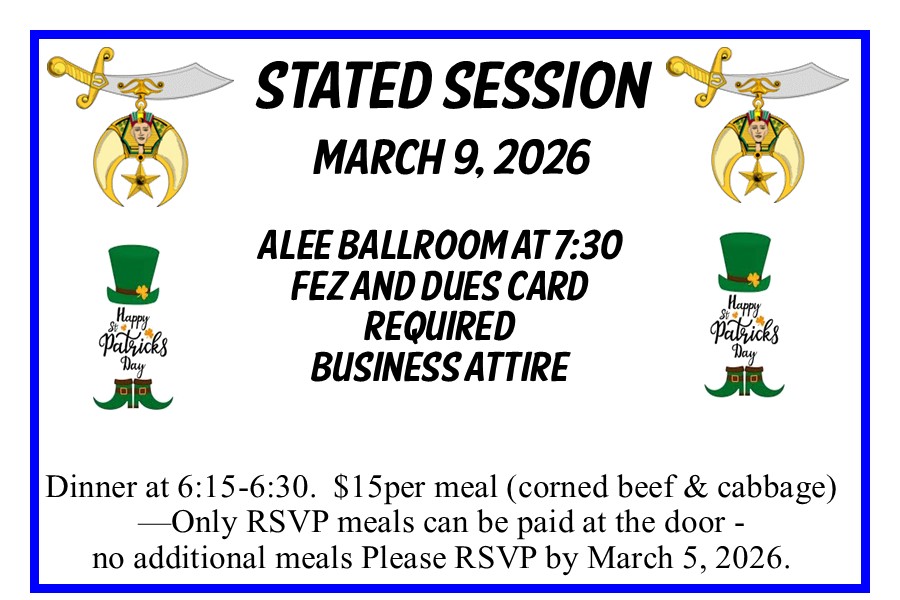 2026 March Stated Session