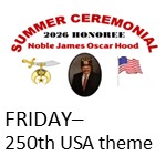 2026 Summer Ceremonial FRIDAY