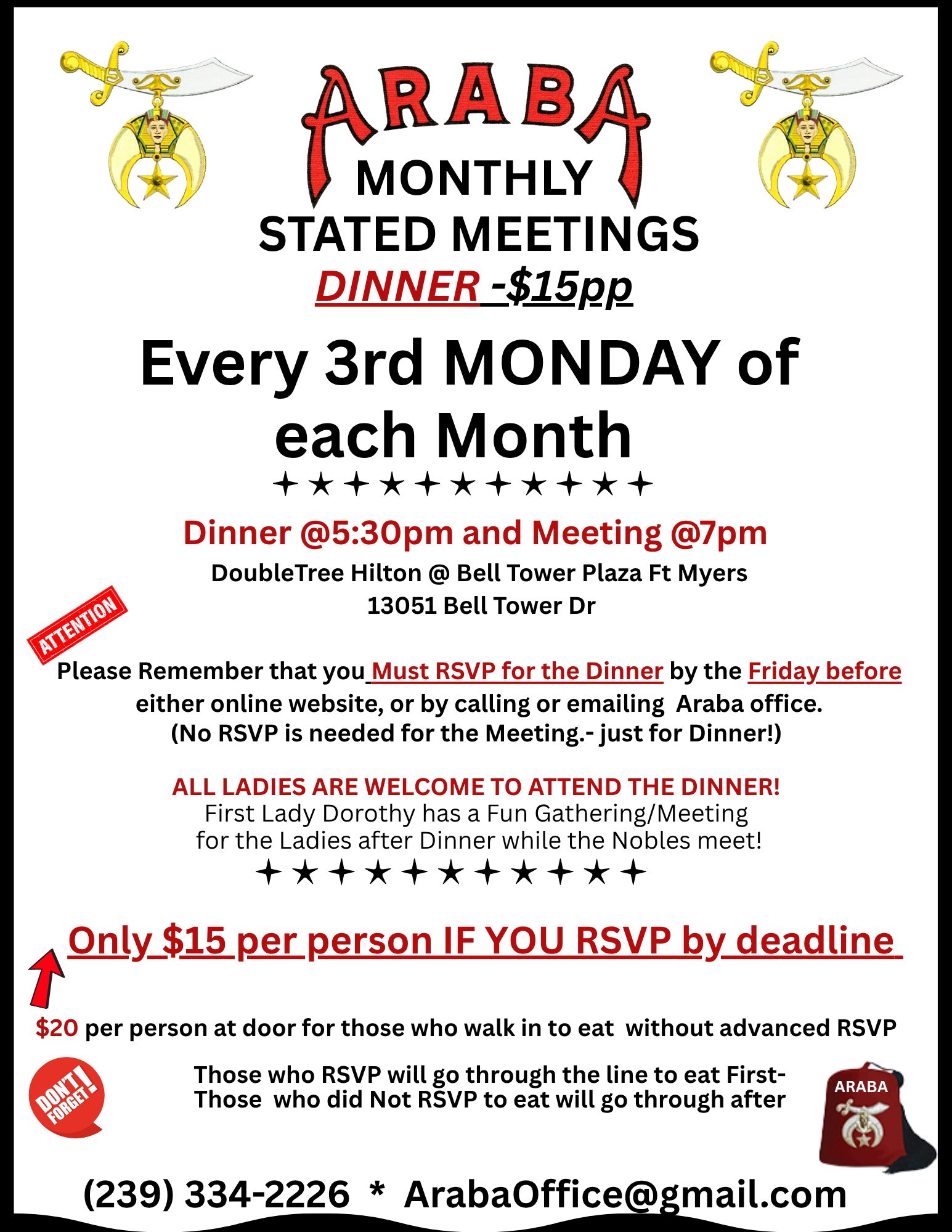 Stated Meeting Dinner